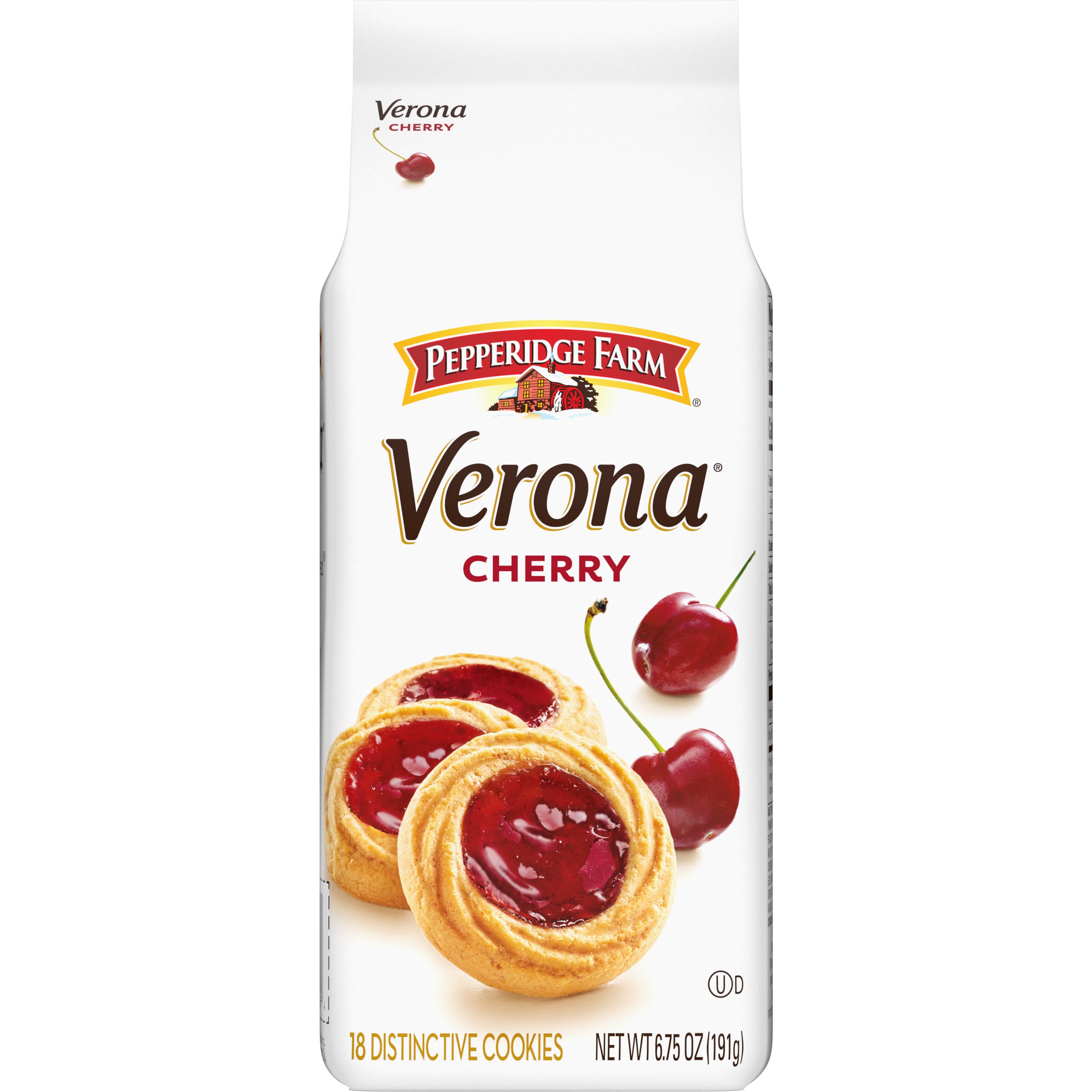 Pepperidge Farm Verona Apricot Raspberry Thumbprint Cookies, 6.75