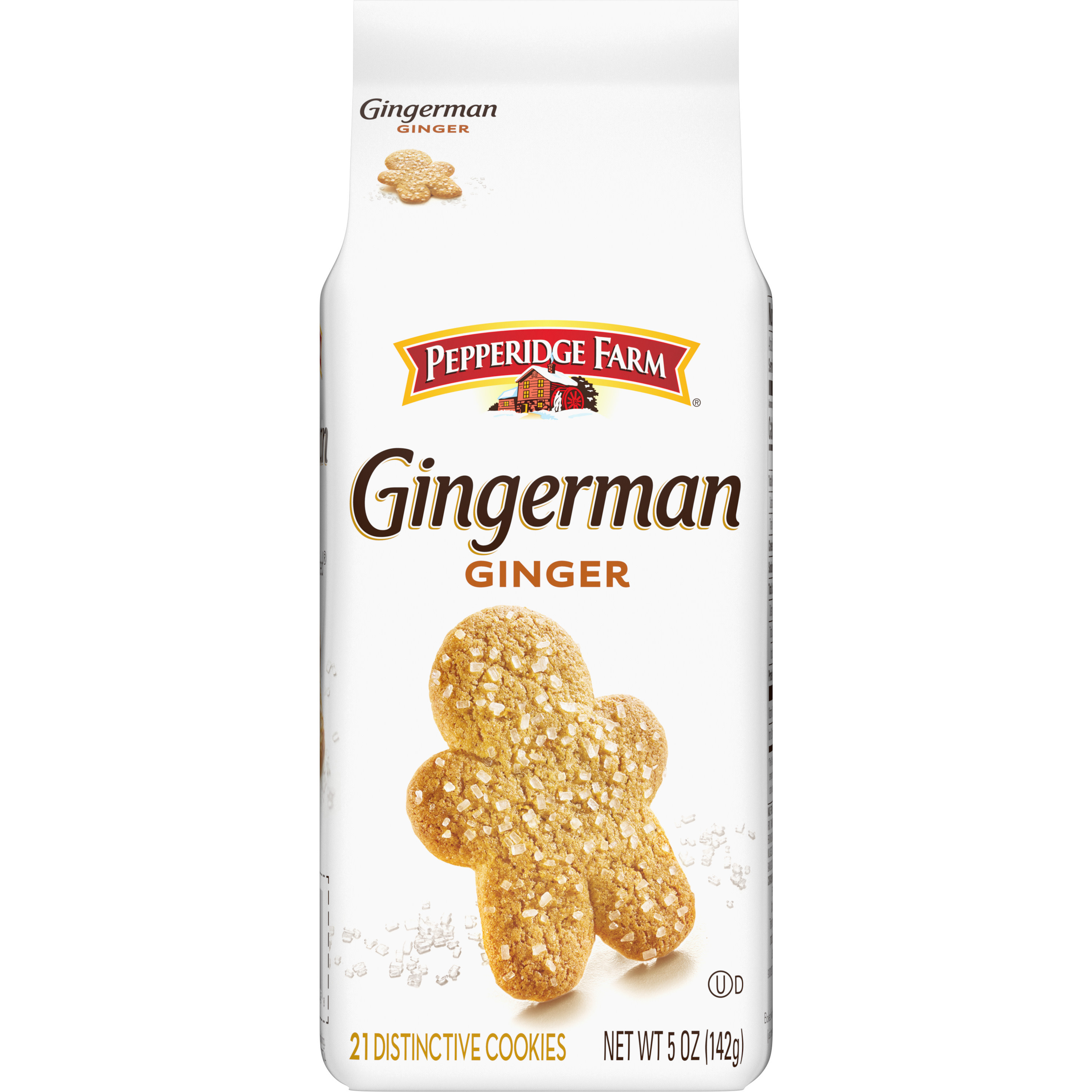 Pepperidge Farm Gingerman Cookies, Ginger Cookies, 5 oz. Bag