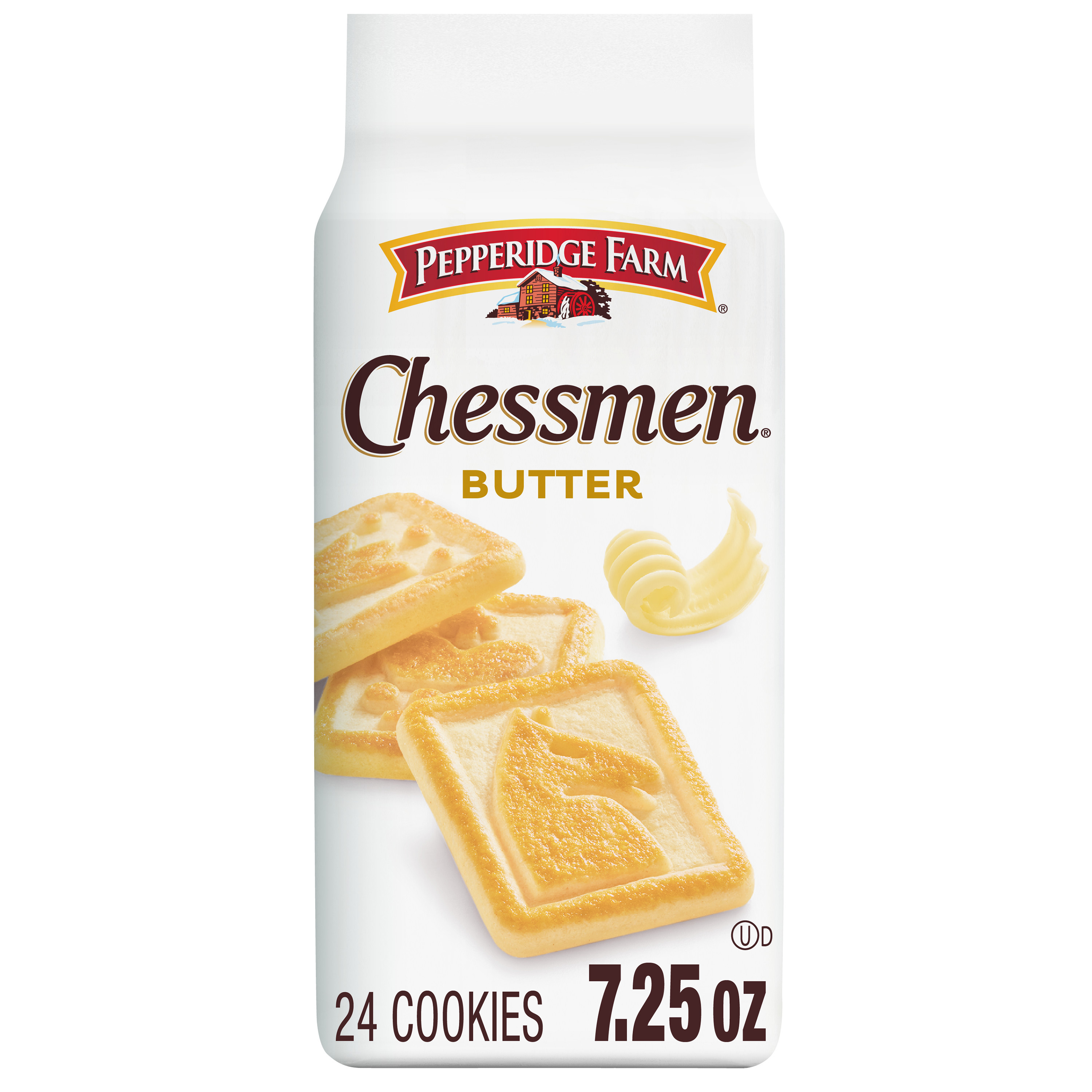 Pepperidge Farm Chessmen Butter Cookies, 7.25 OZ Bag (24 Cookies