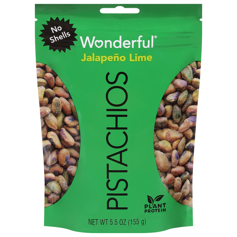 Wonderful No Shells Jalapeno Lime Pistachios | Giant Eagle