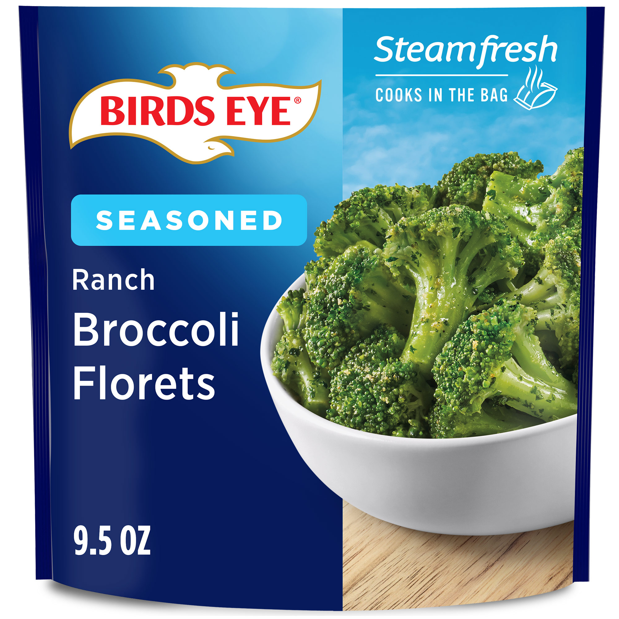 Birds Eye Steamfresh Ranch Broccoli Florets, Frozen Vegetables