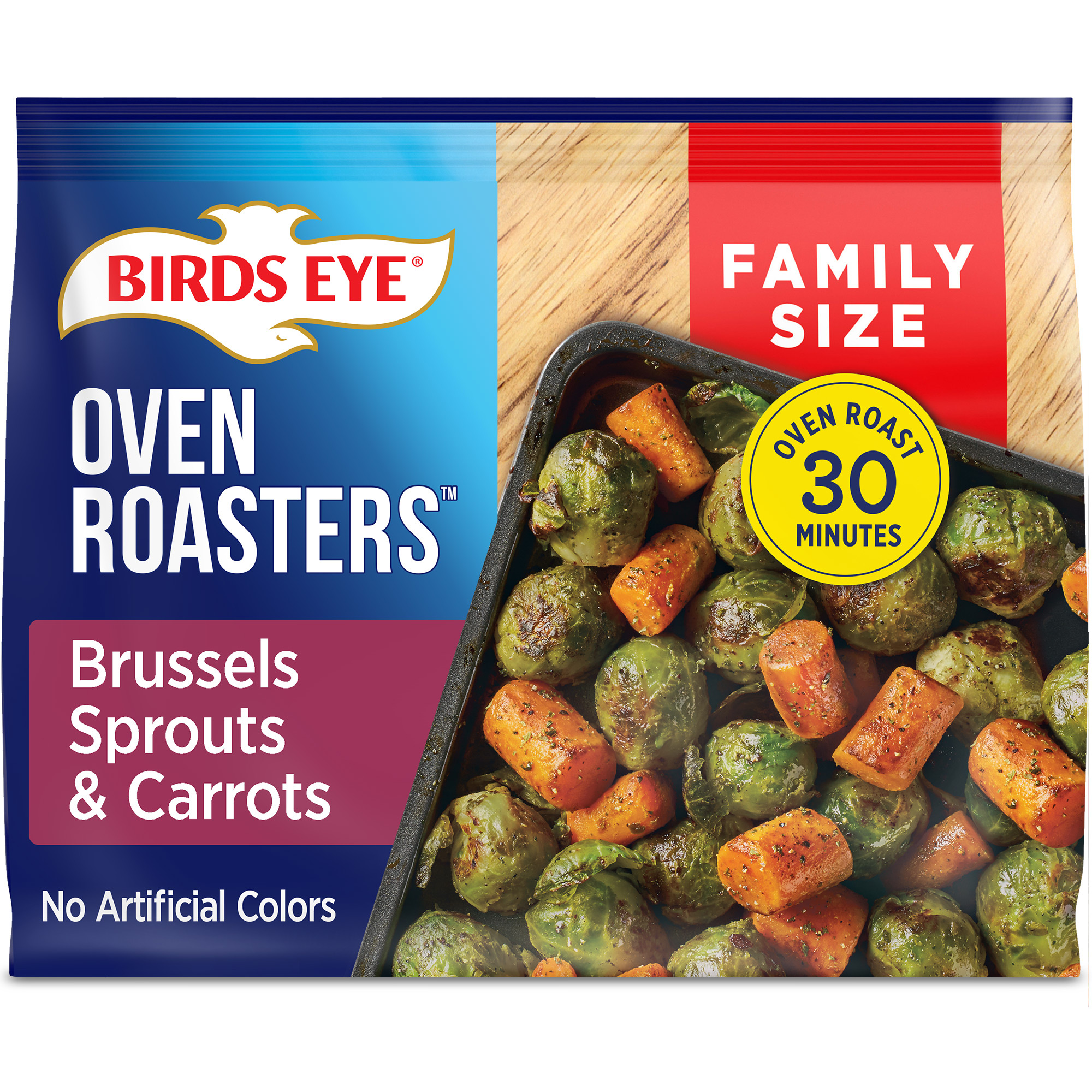 Birds Eye Oven Roasters Brussels Sprouts & Carrots, Frozen