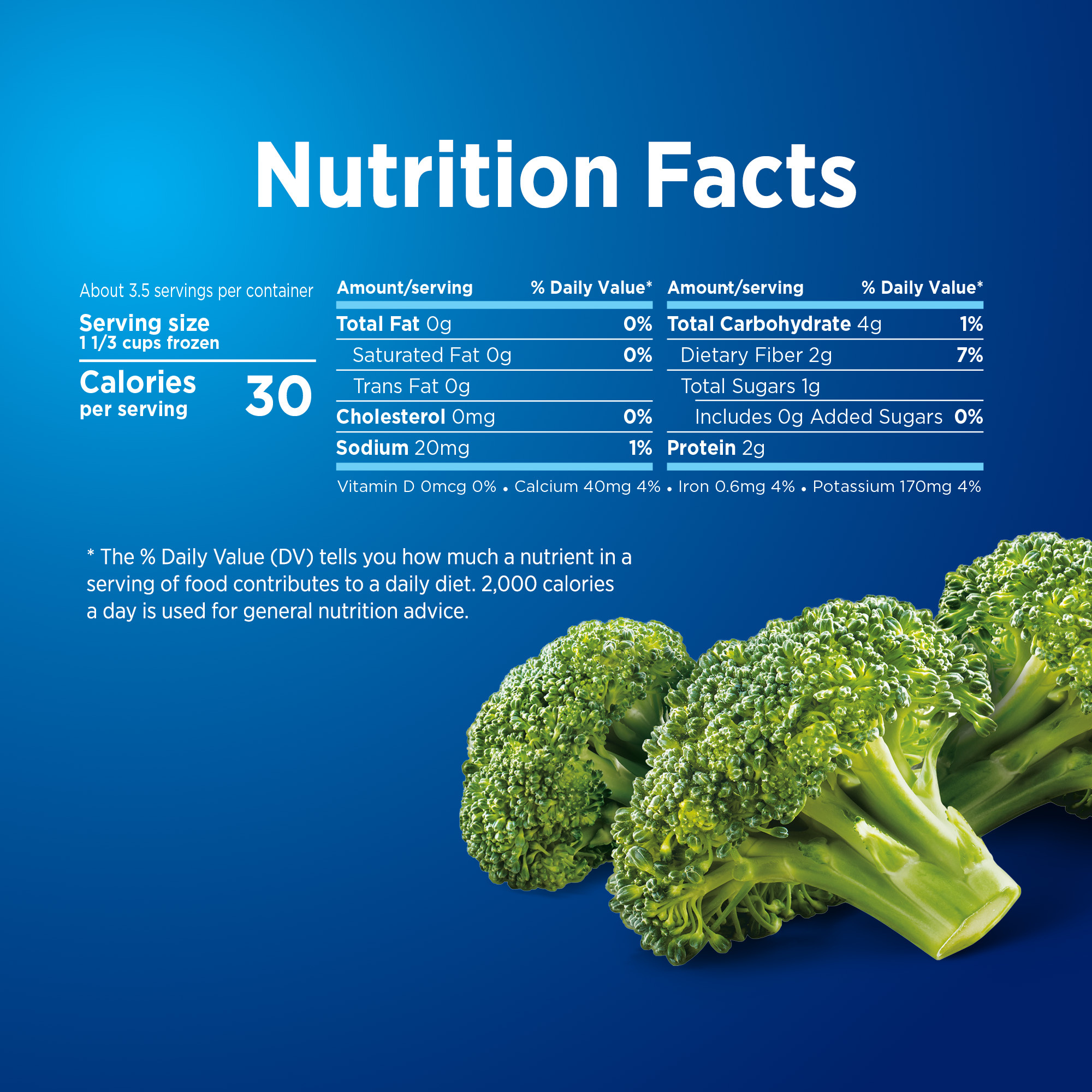 Birds Eye Steamfresh Broccoli Florets, Frozen Vegetables, 10.8 oz