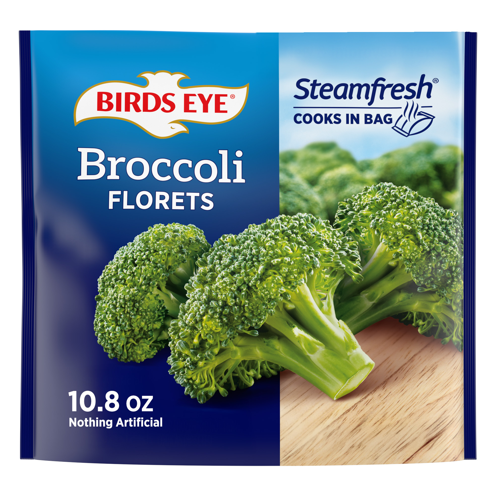 Birds Eye Steamfresh Broccoli Florets, Frozen Vegetables, 10.8 oz