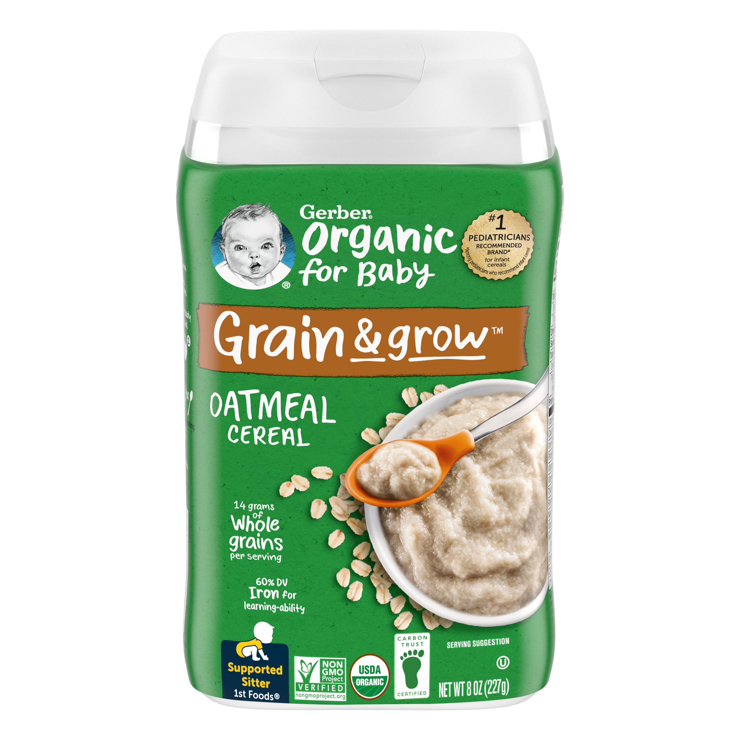 Gerber 2nd Foods Organic for Baby Grain Grow Baby Cereal