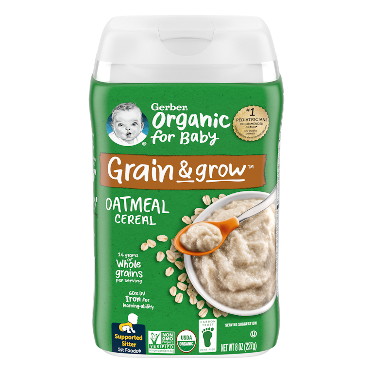 Gerber 2nd Foods Organic for Baby Grain Grow Baby Cereal