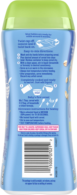 Gerber 2nd Foods Organic for Baby Grain Grow Baby Cereal