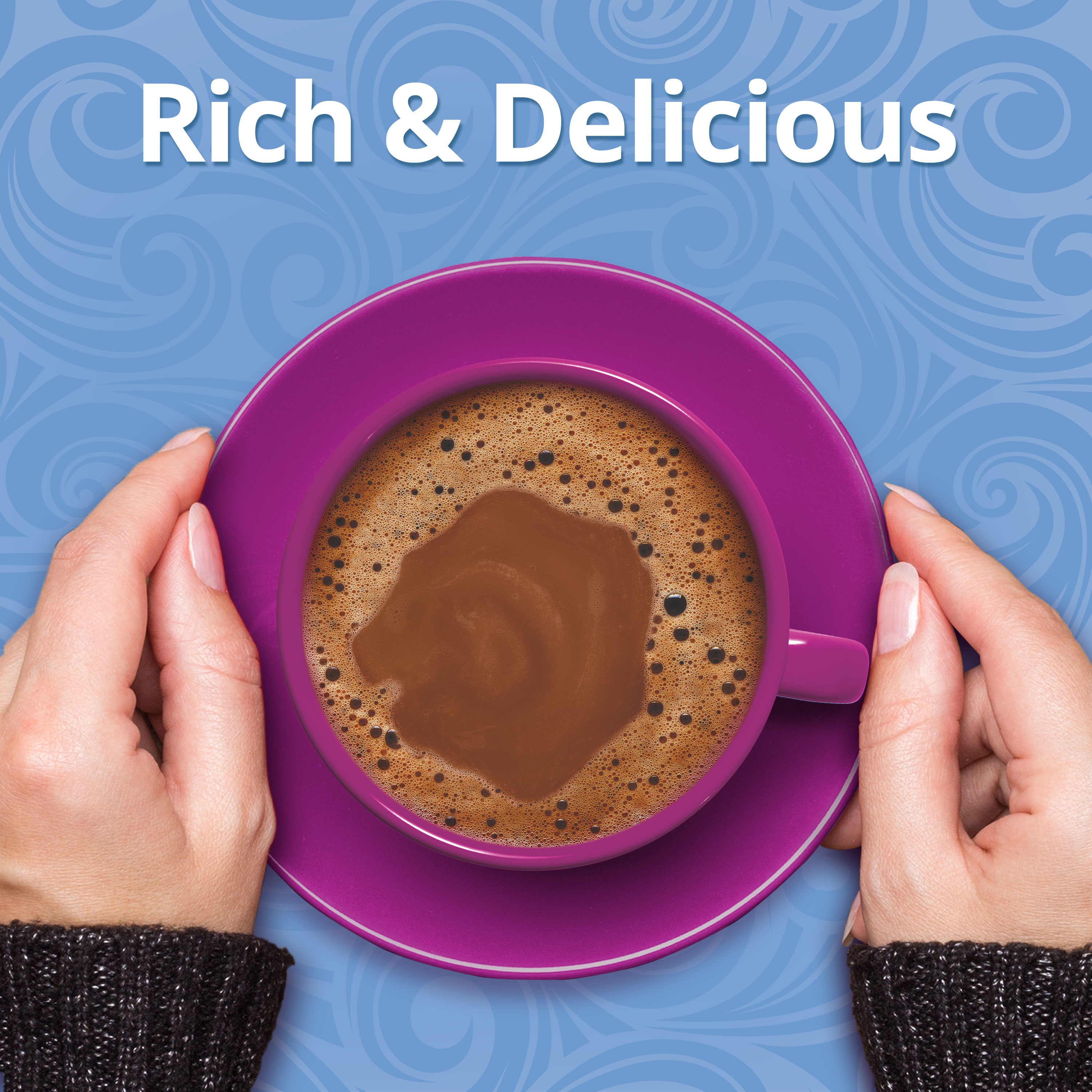 Swiss Miss Dark Chocolate Flavored Hot Cocoa Mix, 8 Count Hot