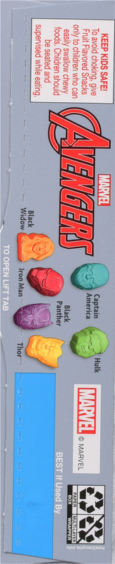 Betty Crocker Fruit Flavored Snacks, Assorted, Marvel Avengers