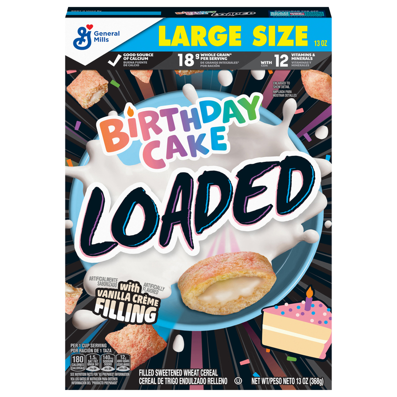  【Birthday Cake】Largeサイズ General Mills Cereal, Loaded, Birthday Cake, Large Size | Giant