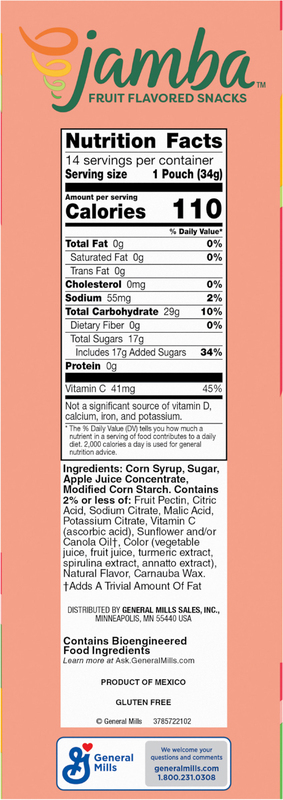 Jamba Strawberry Surf Rider Fruit Flavored Snacks | Giant Eagle