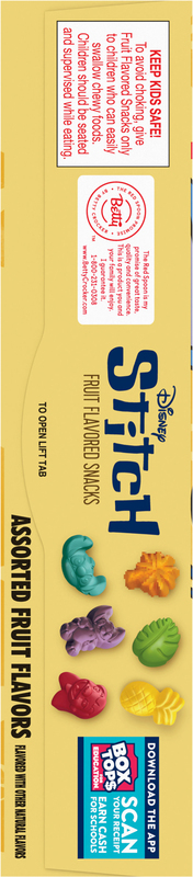 Betty Crocker Disney Stitch Assorted Fruit Flavors Fruit Flavored