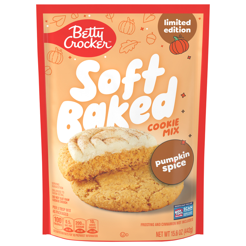Betty Crocker Soft Baked Pumpkin Spice Cookie Mix | Giant Eagle