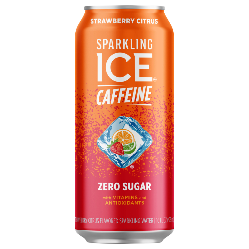 #シーシーカーボ 炭酸泉 Sparkling Ice® +Caffeine Strawberry Citrus Can | Giant Eagle