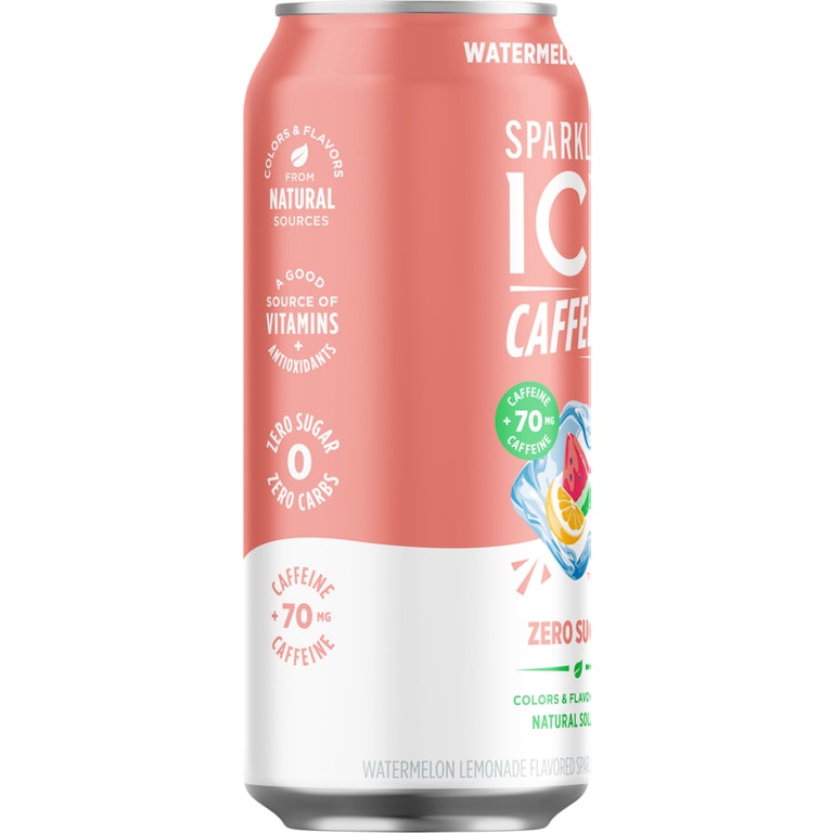 Sparkling Ice® +Caffeine Watermelon Lemonade Can | Giant Eagle Sparkling Ice® +Caffeine Watermelon Lemonade Can | Giant Eagle