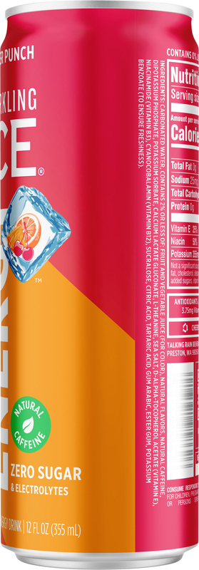 Sparkling Ice Zero Sugar Power Punch Energy + Electrolytes | Giant