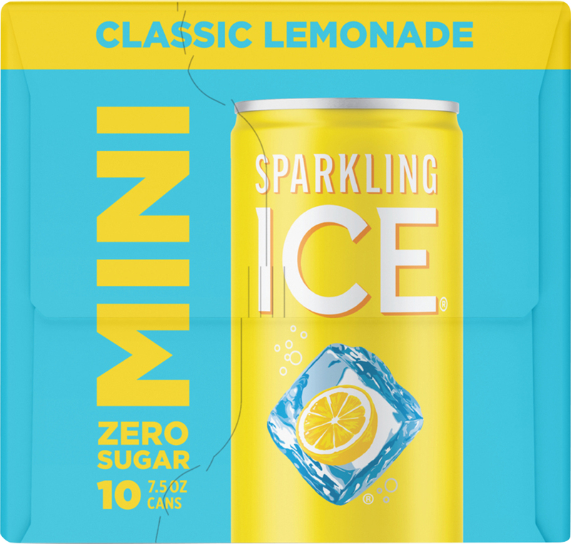 Sparkling Ice Zero Sugar Classic Lemonade Mini Sparkling Water