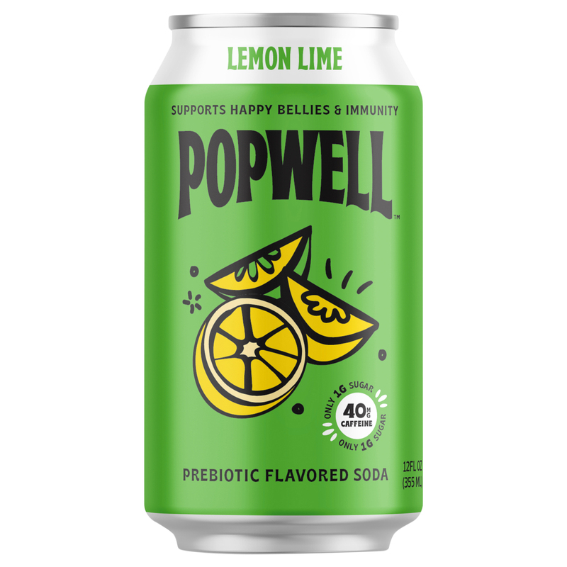Popwell Prebiotic Lemon Lime Soda | Giant Eagle | Because It
