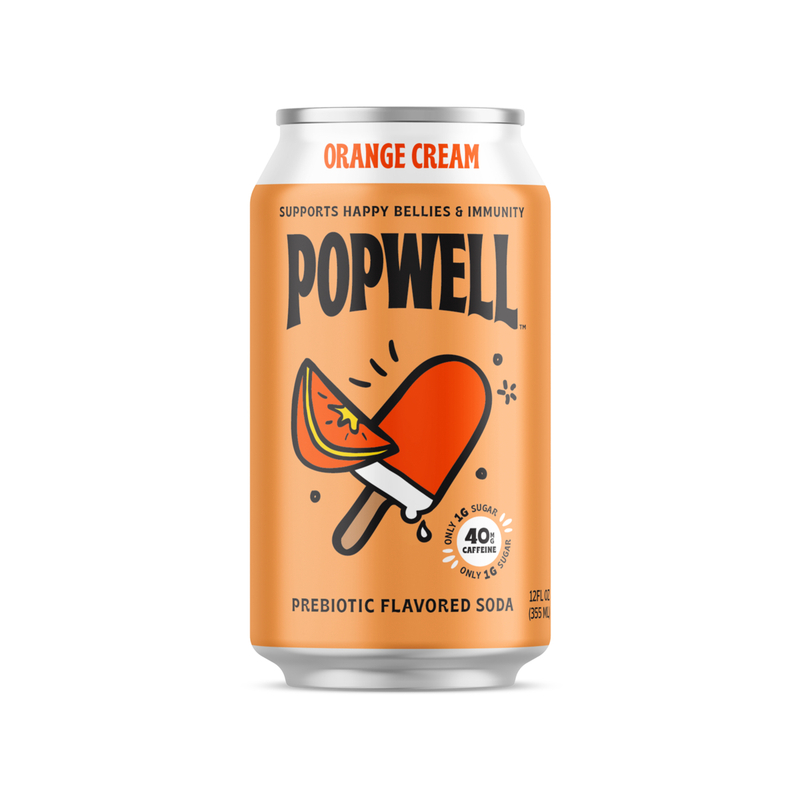 Popwell Orange Cream Caffeinated Soda | Giant Eagle | Because It