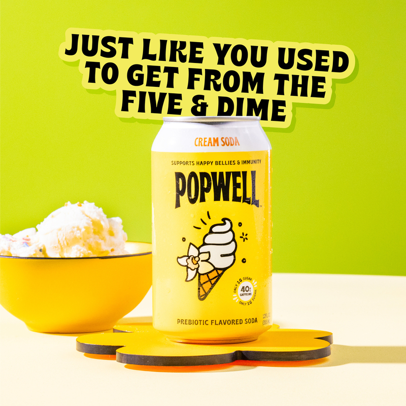 Popwell Cream Soda Caffeinated Soda | Giant Eagle | Because It