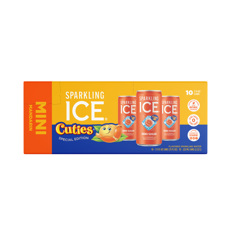 Sparkling Ice Cuties Mandarin Sparkling Water Mini Cans | Giant