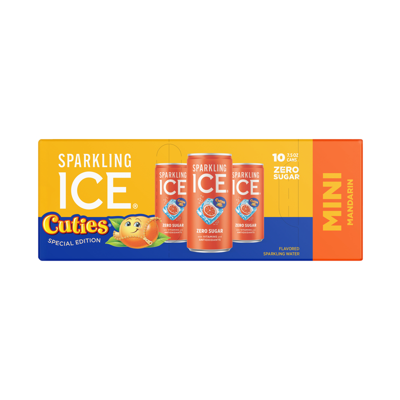 Sparkling Ice Cuties Mandarin Sparkling Water Mini Cans | Giant
