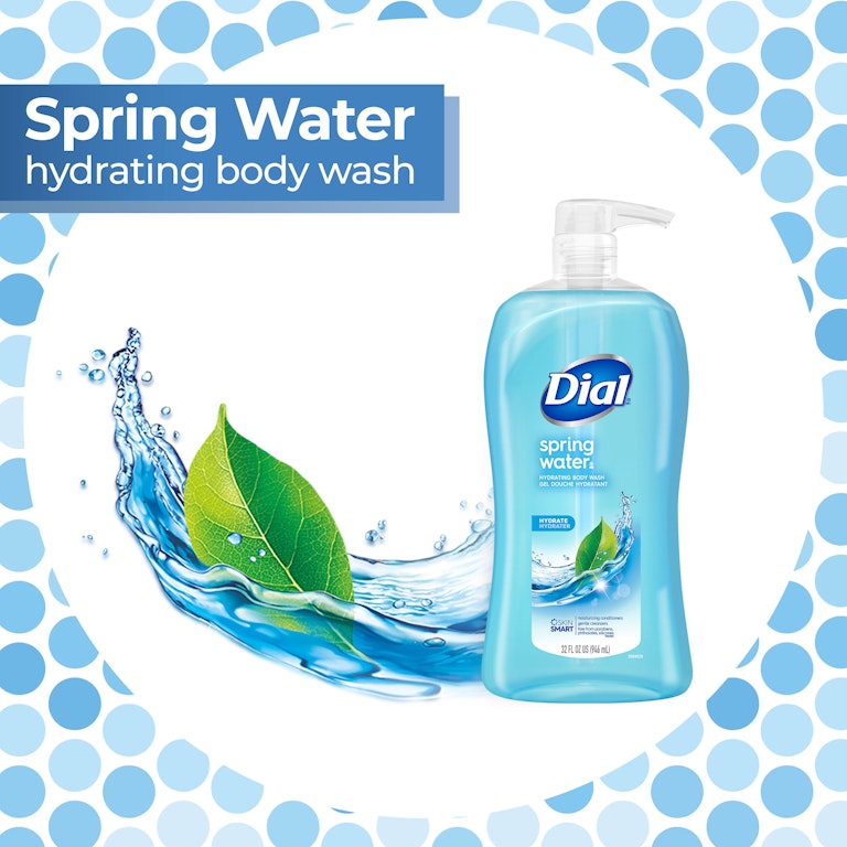 Dial Body Wash, Spring Water, 32 fl oz Giant Eagle Because It