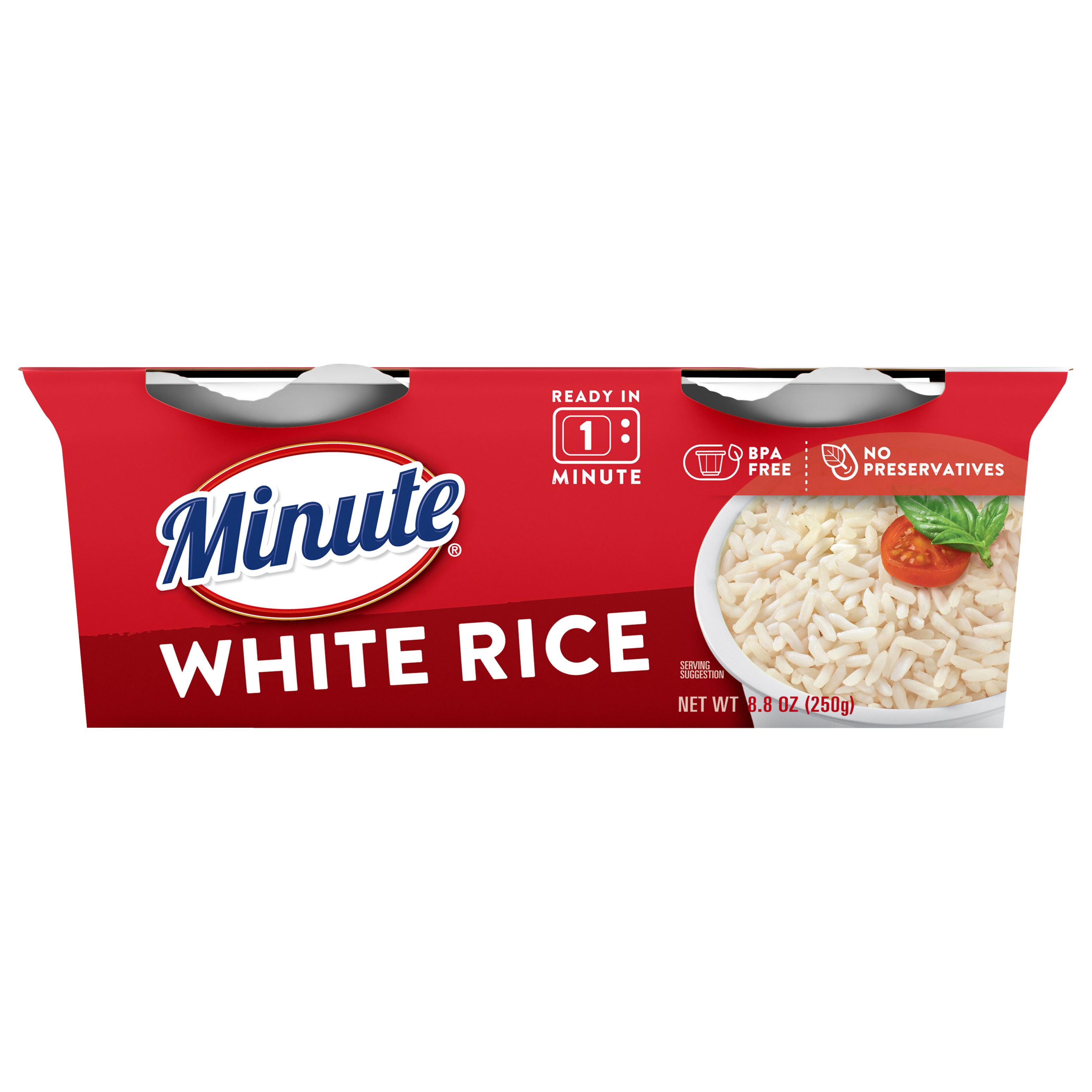 Minute White Rice Cups, Gluten-Free 8.8 oz | Giant Eagle | Because