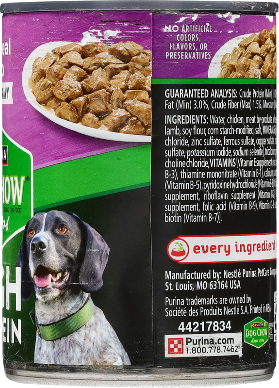 Purina Dog Chow High Protein Wet Dog Food With Real Lamb In Savory Gravy |  Giant Eagle | Because It Matters | Grocery Store & Pharmacy