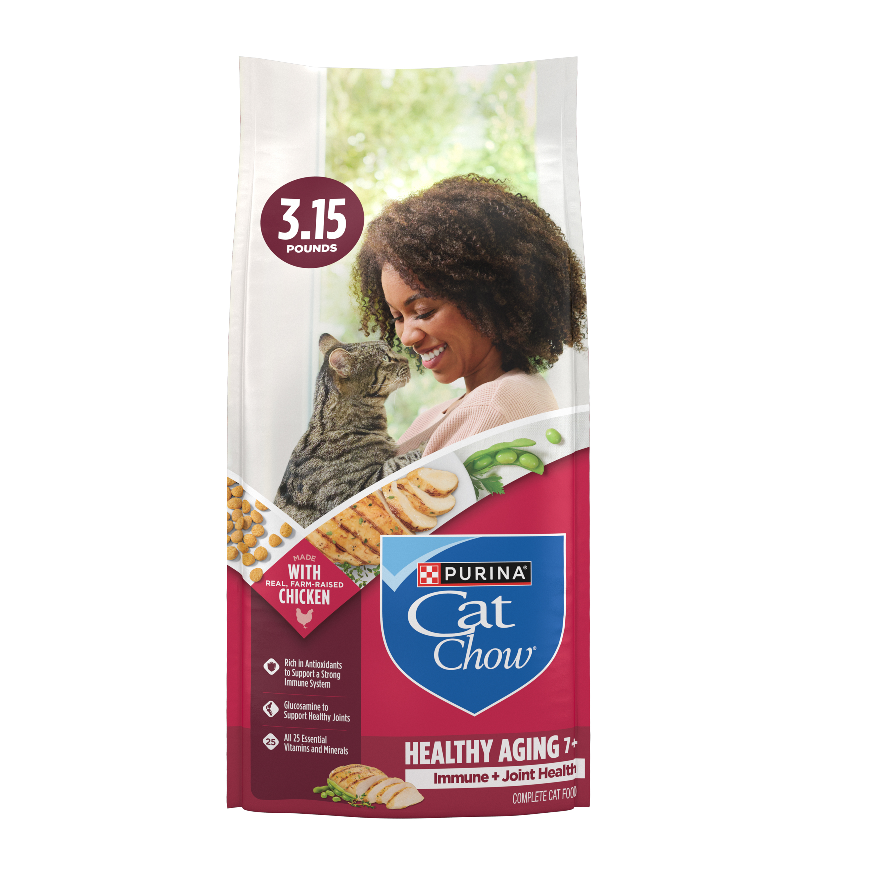 Purina Cat Chow Complete High Protein Dry Cat Food With Real