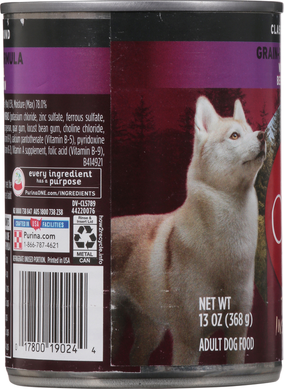 Purina ONE Wet Dog Food True Instinct Classic Ground Grain-Free Formula  With Real Beef and Bison High Protein Dog Food | Giant Eagle | Because It  Matters | Grocery Store & Pharmacy
