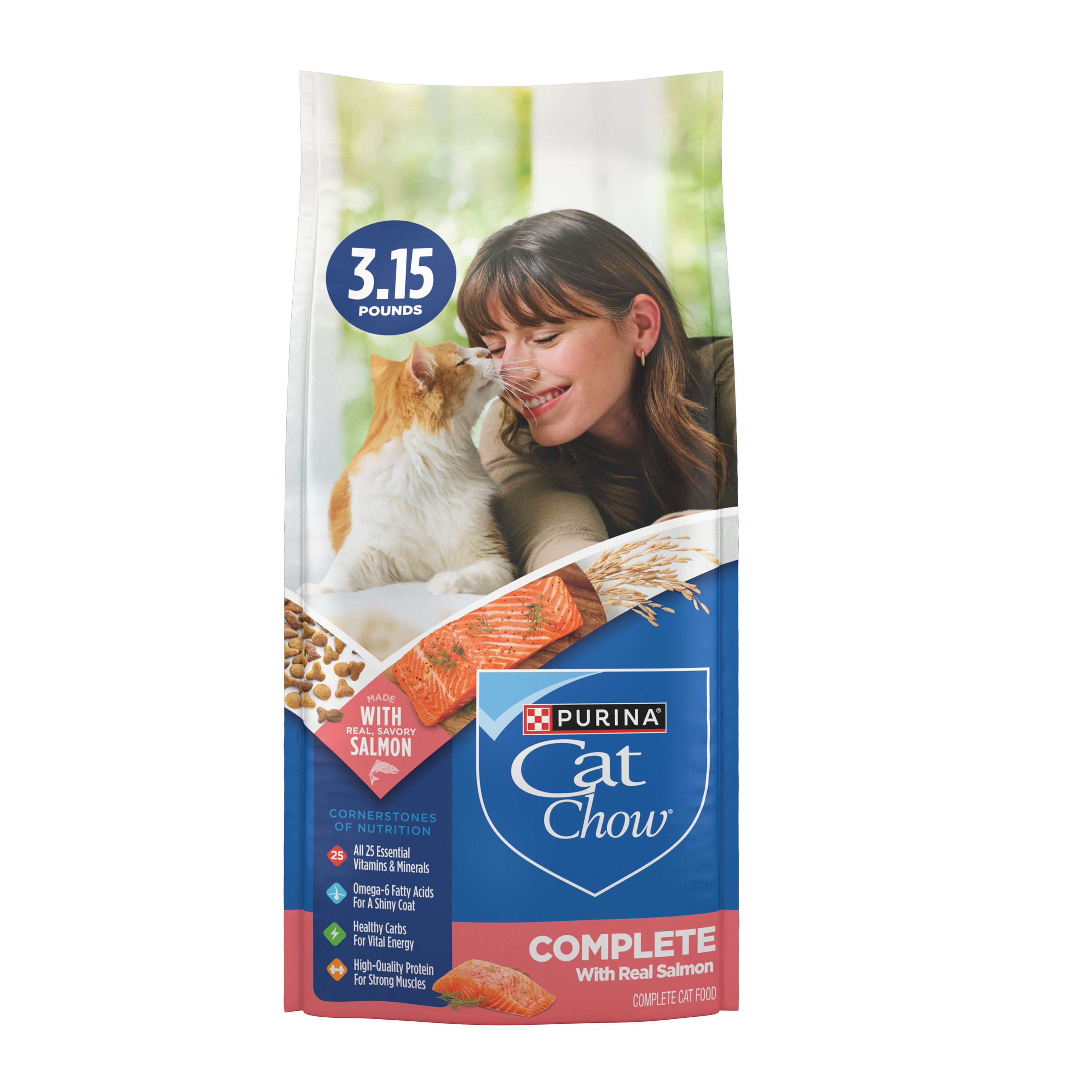 Purina Cat Chow Complete High Protein Dry Cat Food With Real