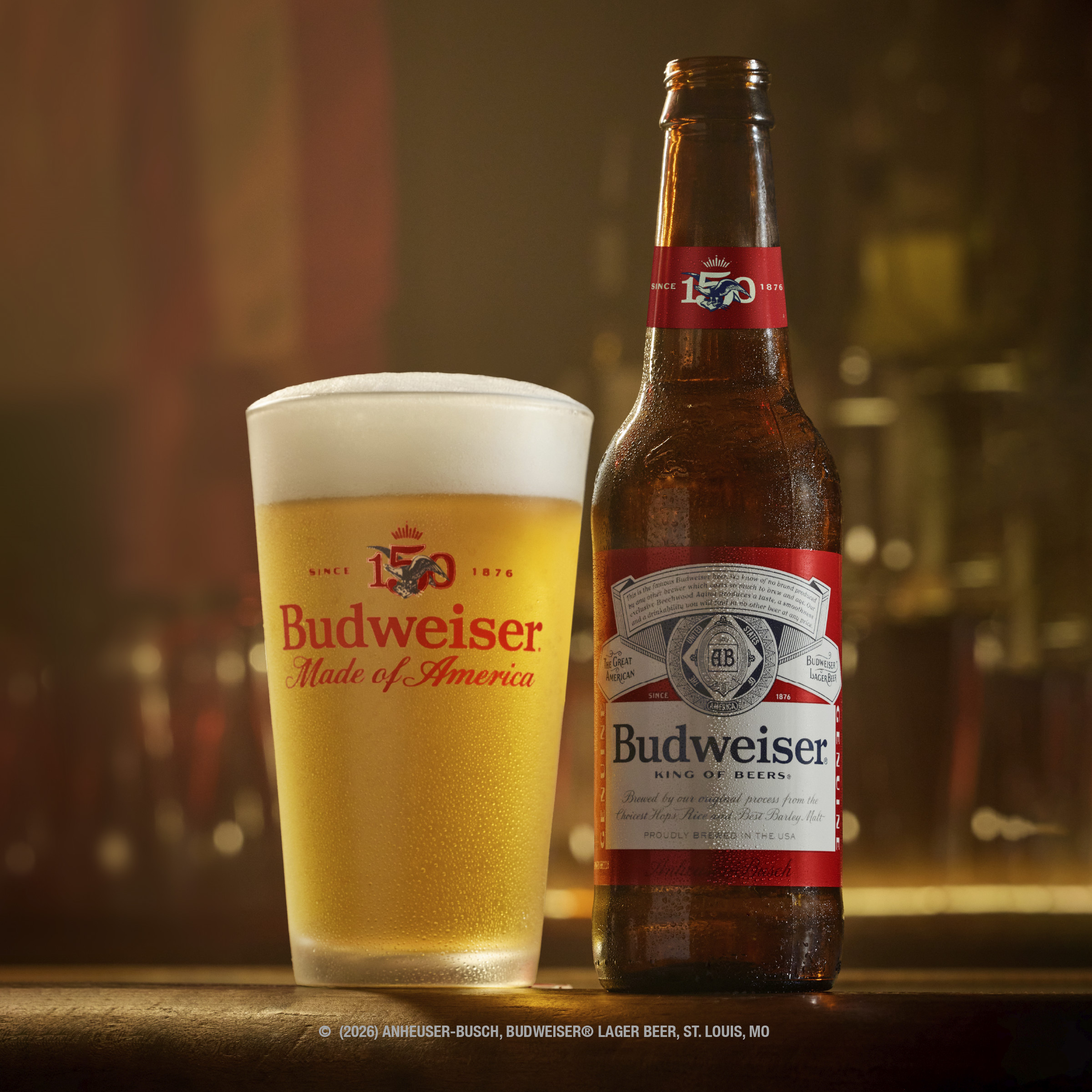 Budweiser American Lager Beer 16 fl oz Aluminum Bottle | Giant