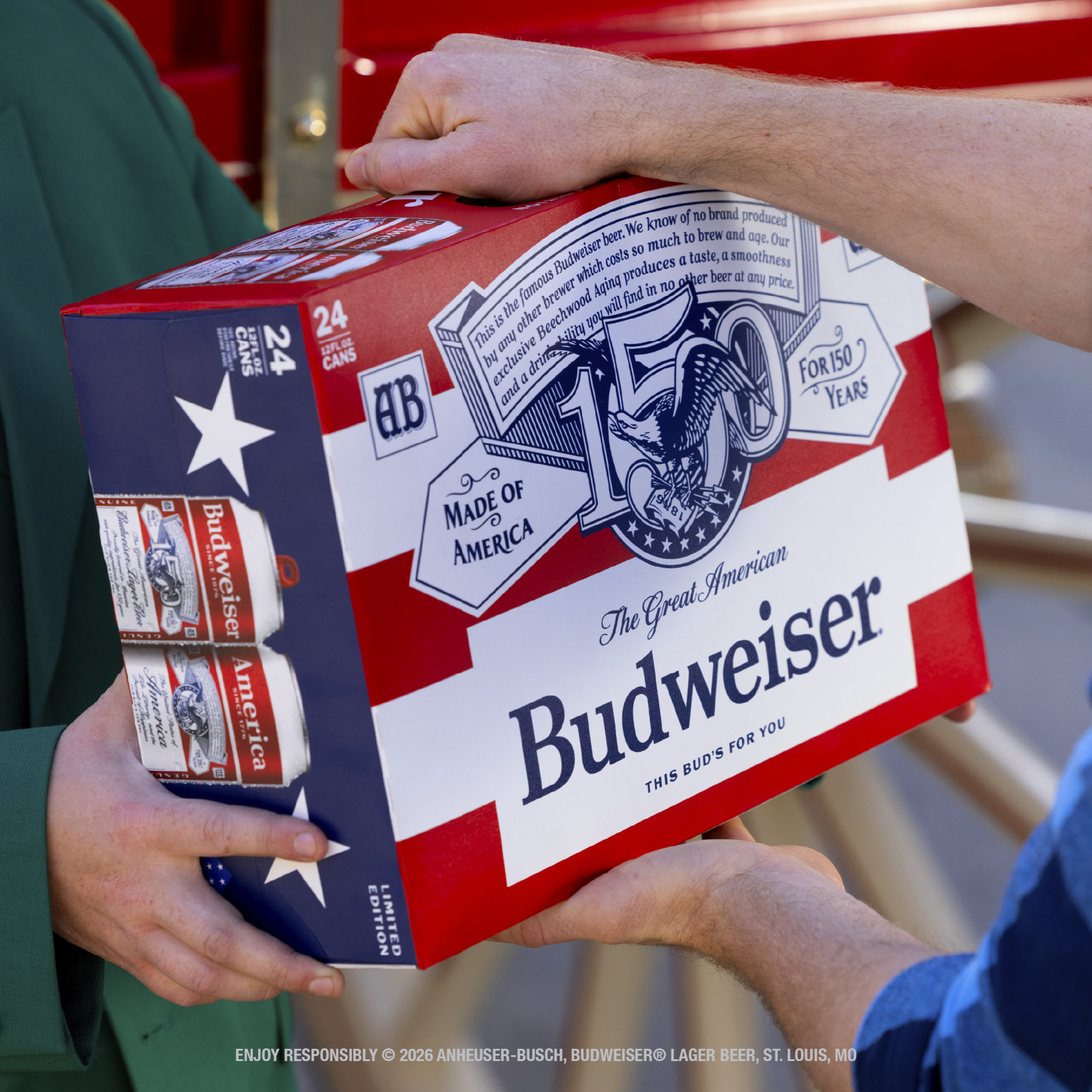 Budweiser American Lager Beer 24 Pack, 12 fl oz Cans | Giant Eagle