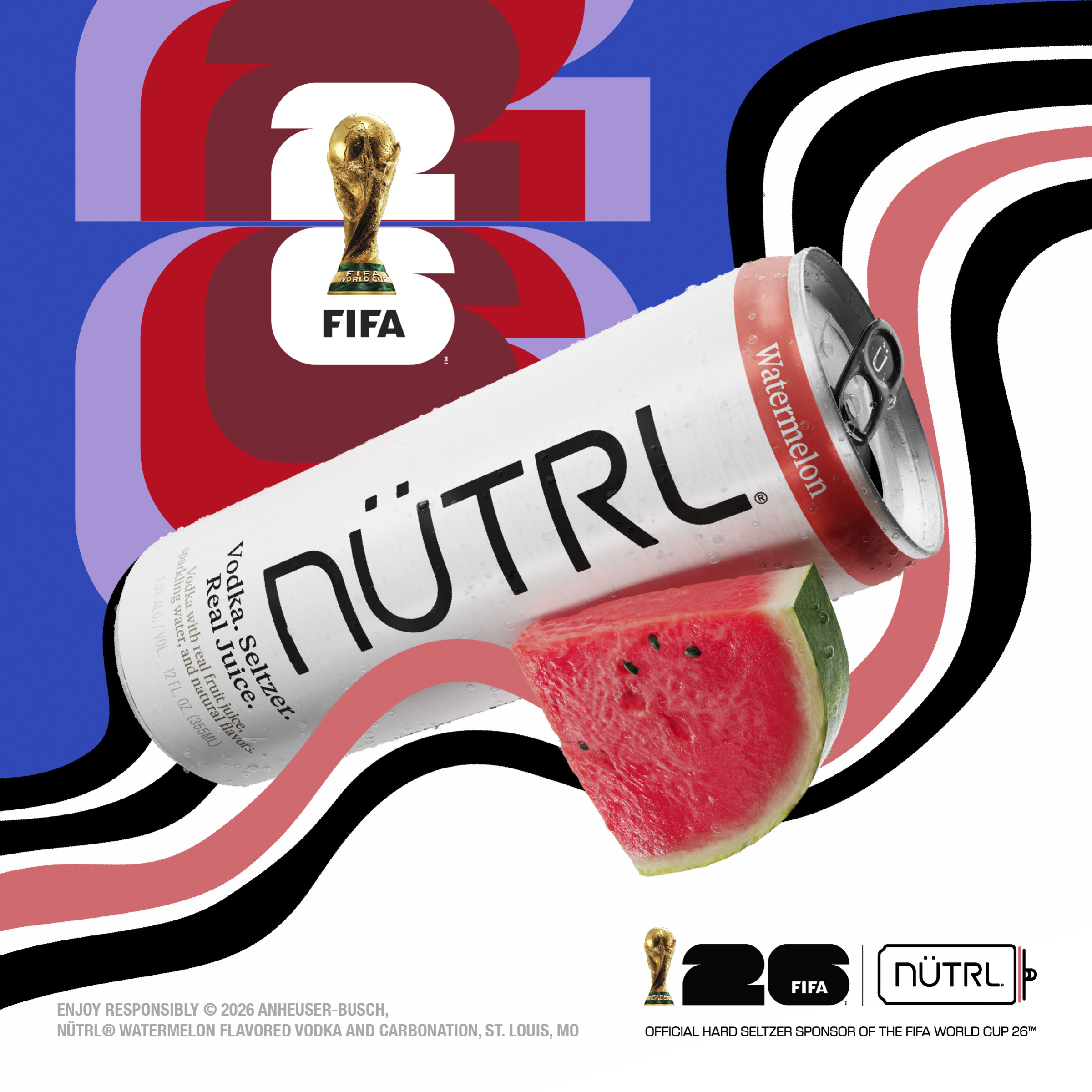 NUTRL Vodka Hard Seltzer, Real Fruit Juice Variety Pack, Gluten