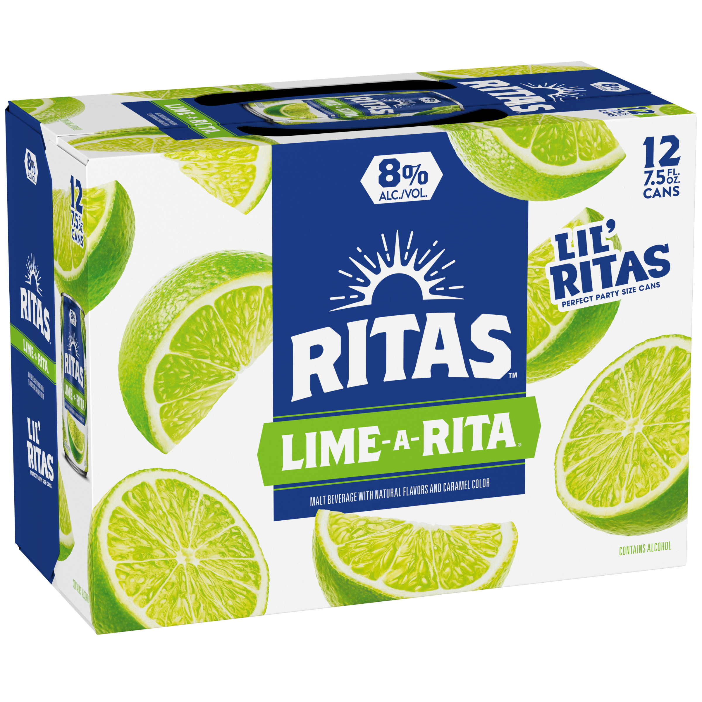 Rita◡̈ Ritas Lime-a-rita 12 Pack, 7.5 fl oz Cans | Giant Eagle | Because