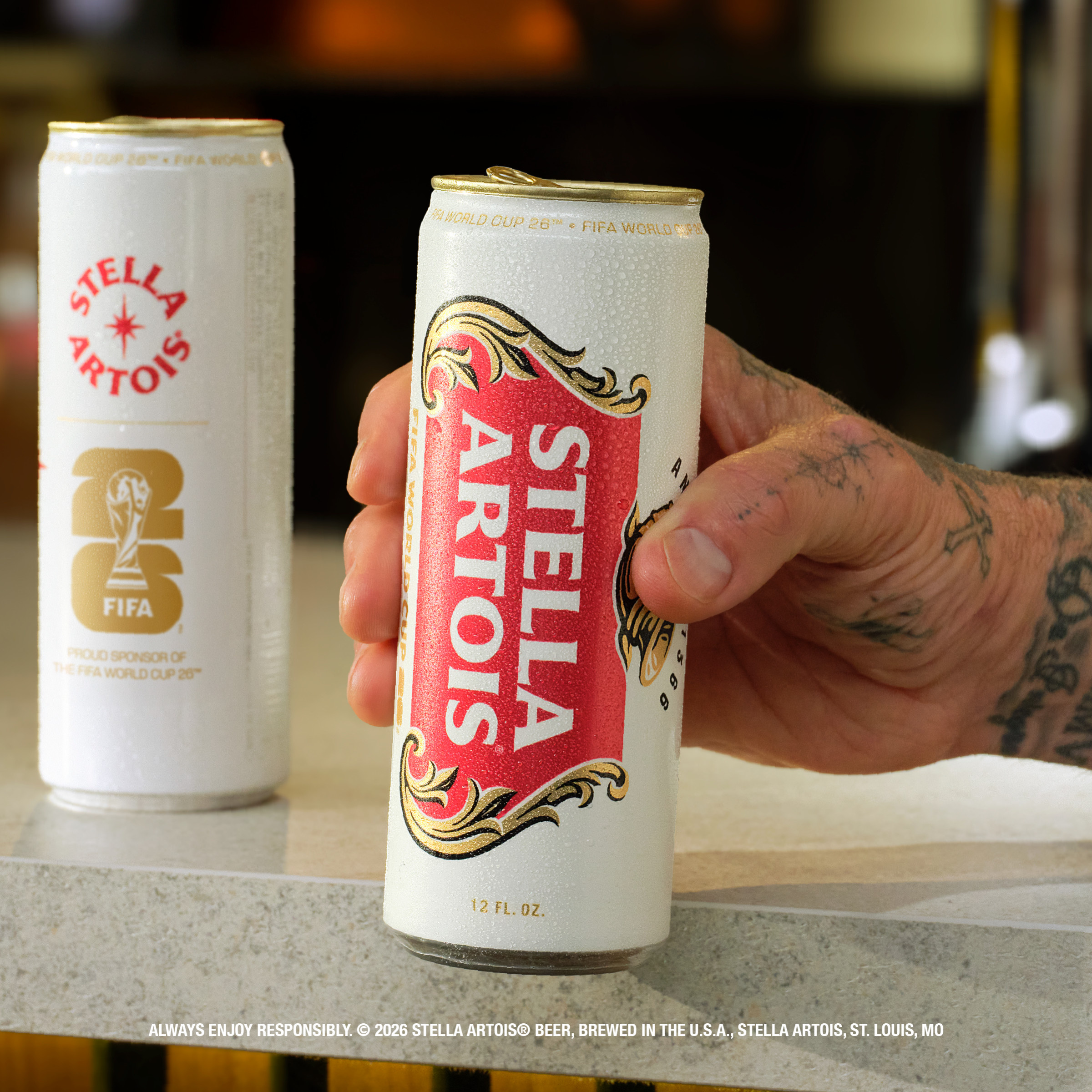 Stella Artois Premium Lager Beer, 25 fl oz Aluminum Can, 5% ABV