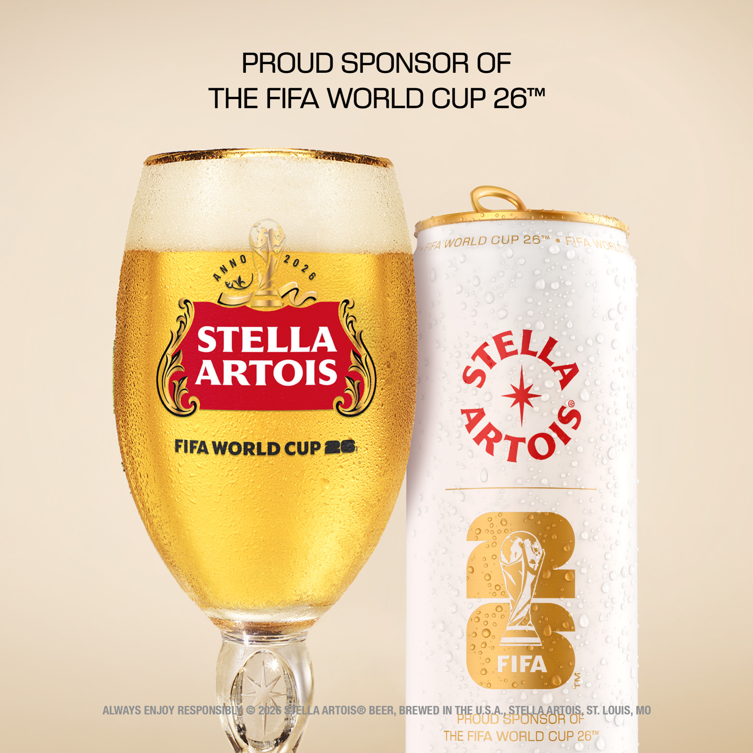 Stella Artois Premium Lager Beer, 25 fl oz Aluminum Can, 5% ABV
