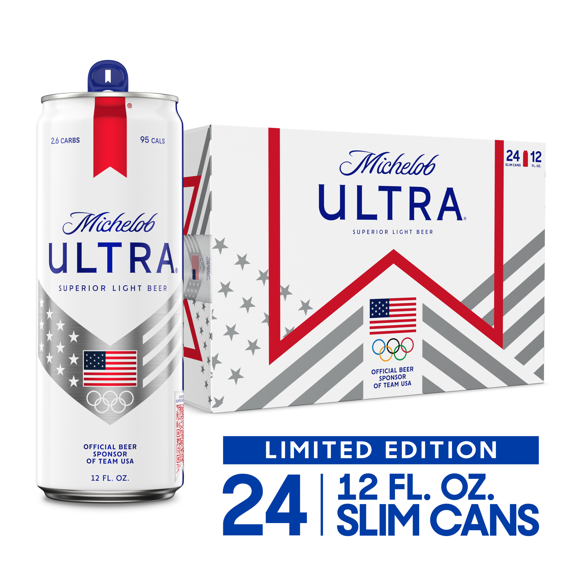 Michelob ULTRA Superior Light American Lager Beer 24 Pack, 12 fl