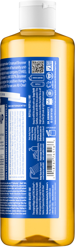 Dr. Bronner's 18-in-1 Pure-Castile Peppermint Magic Soap | Giant