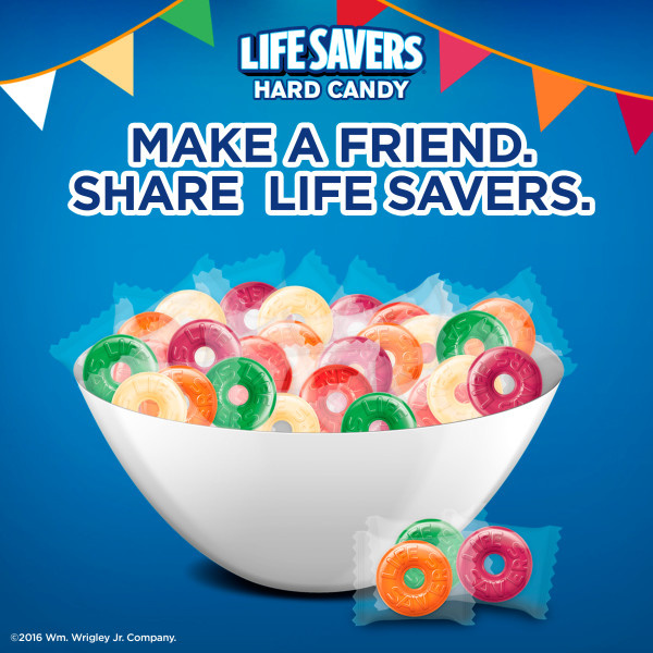 LIFE SAVERS 5 Flavors Hard Candy Individually Wrapped, 6.25 oz Bag