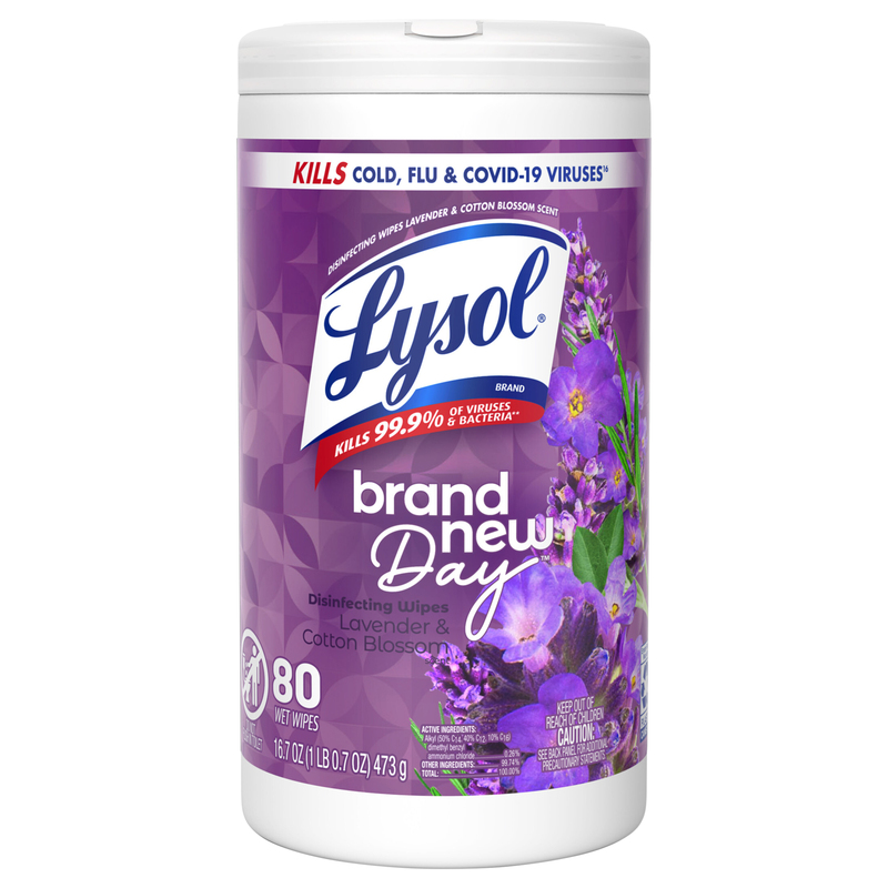 Lysol Lavender & Cotton Blossom Disinfecting Wipes | Giant Eagle