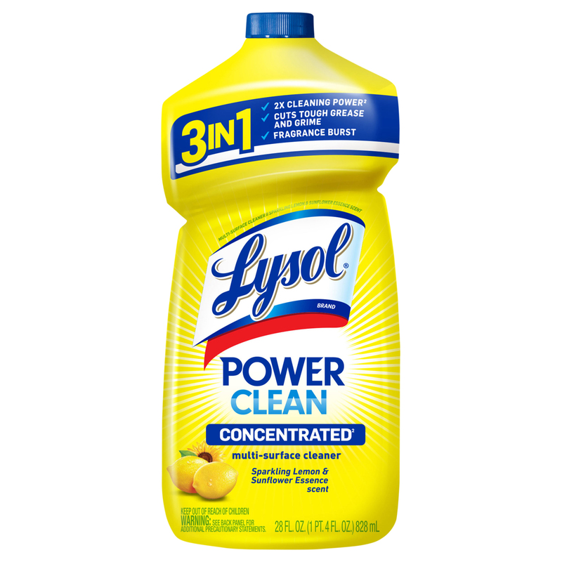 その他 lyshane Lysol Power Clean Concentrated Sparkling Lemon & Sunflower Essence