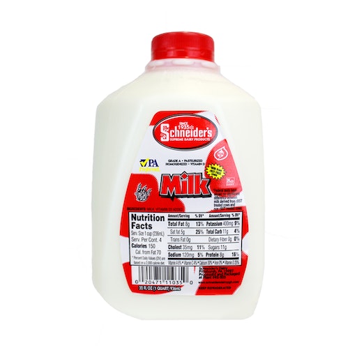 Schneider's Dairy Whole Milk | Giant Eagle | Because It Matters