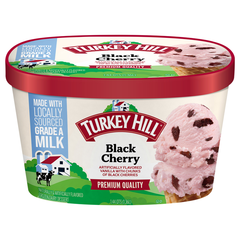 Turkey Hill Black Cherry Frozen Dairy Dessert | Giant Eagle