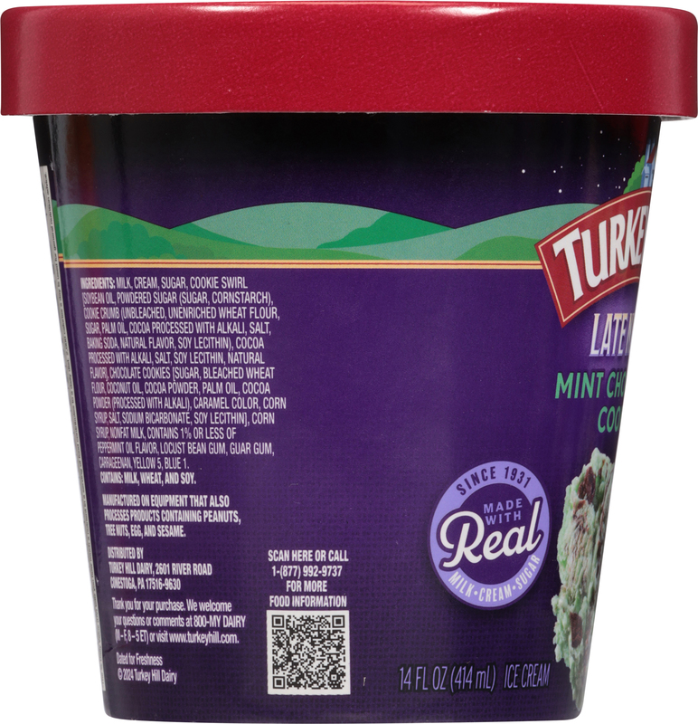 Turkey Hill Mint Chocolate Cookie Ice Cream | Giant Eagle
