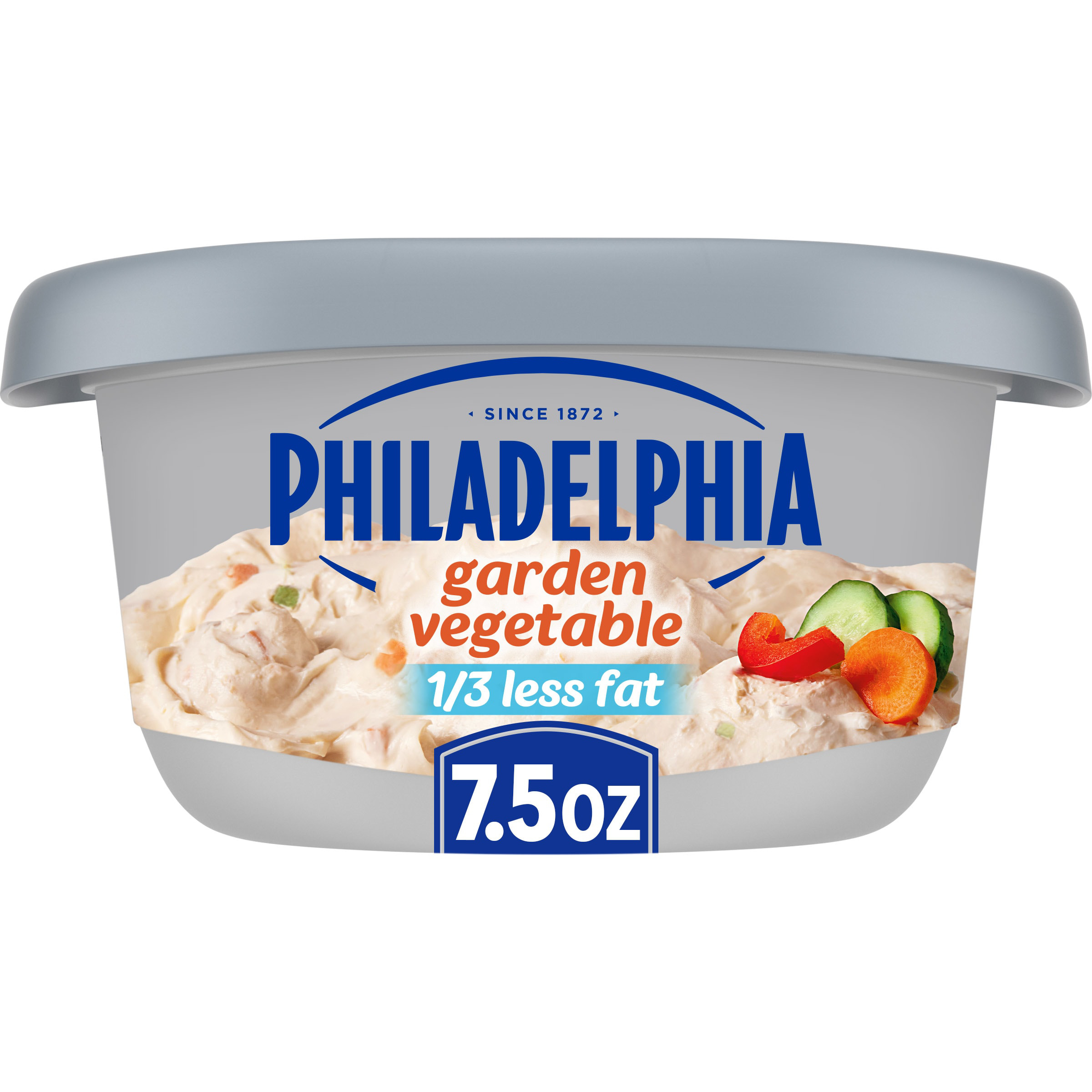 Philadelphia Reduced Fat Garden Vegetable Cream Cheese Spread, 7.5