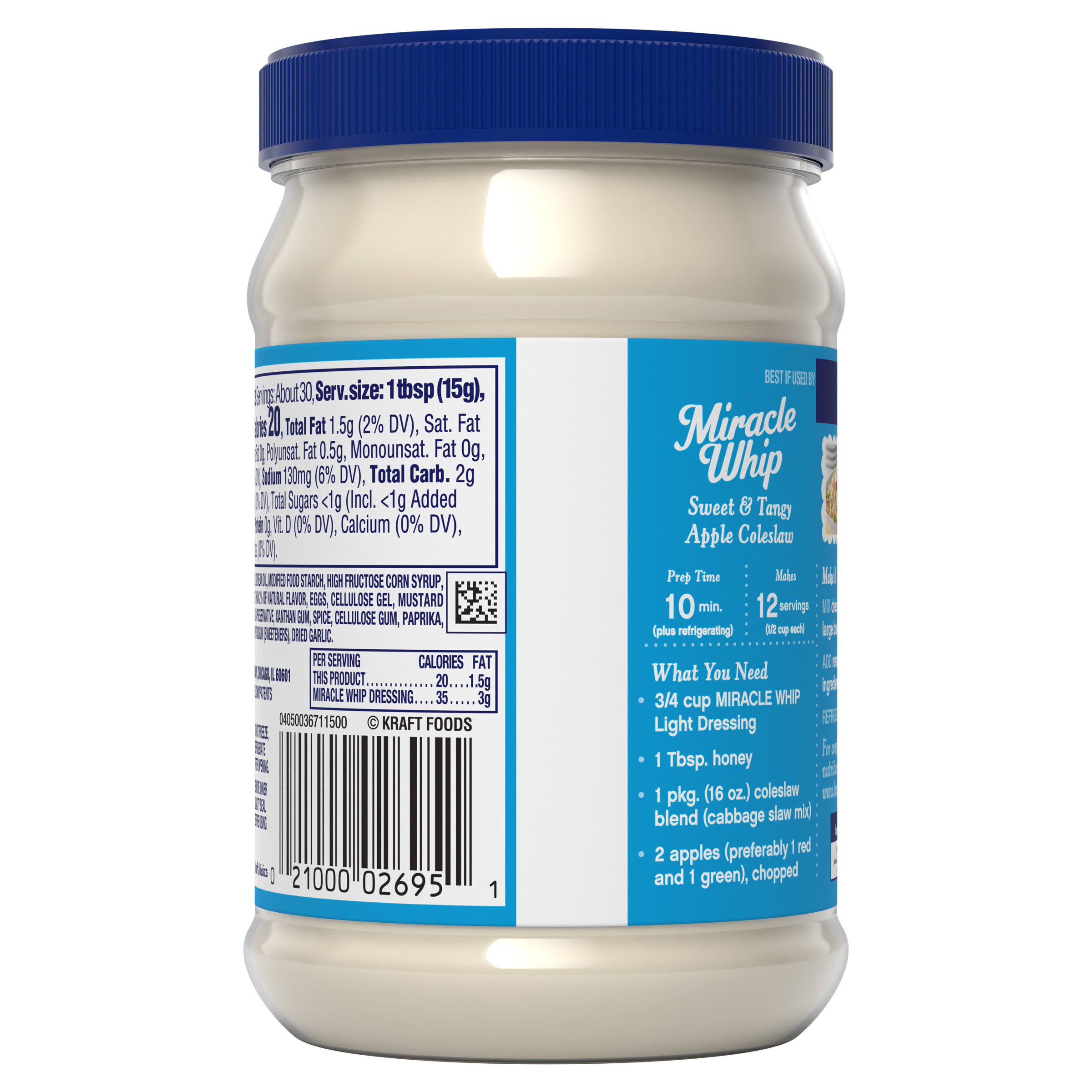 Mayo専用ページ Miracle Whip Light Mayo-like Dressing, 15 fl oz Jar | Giant Eagle