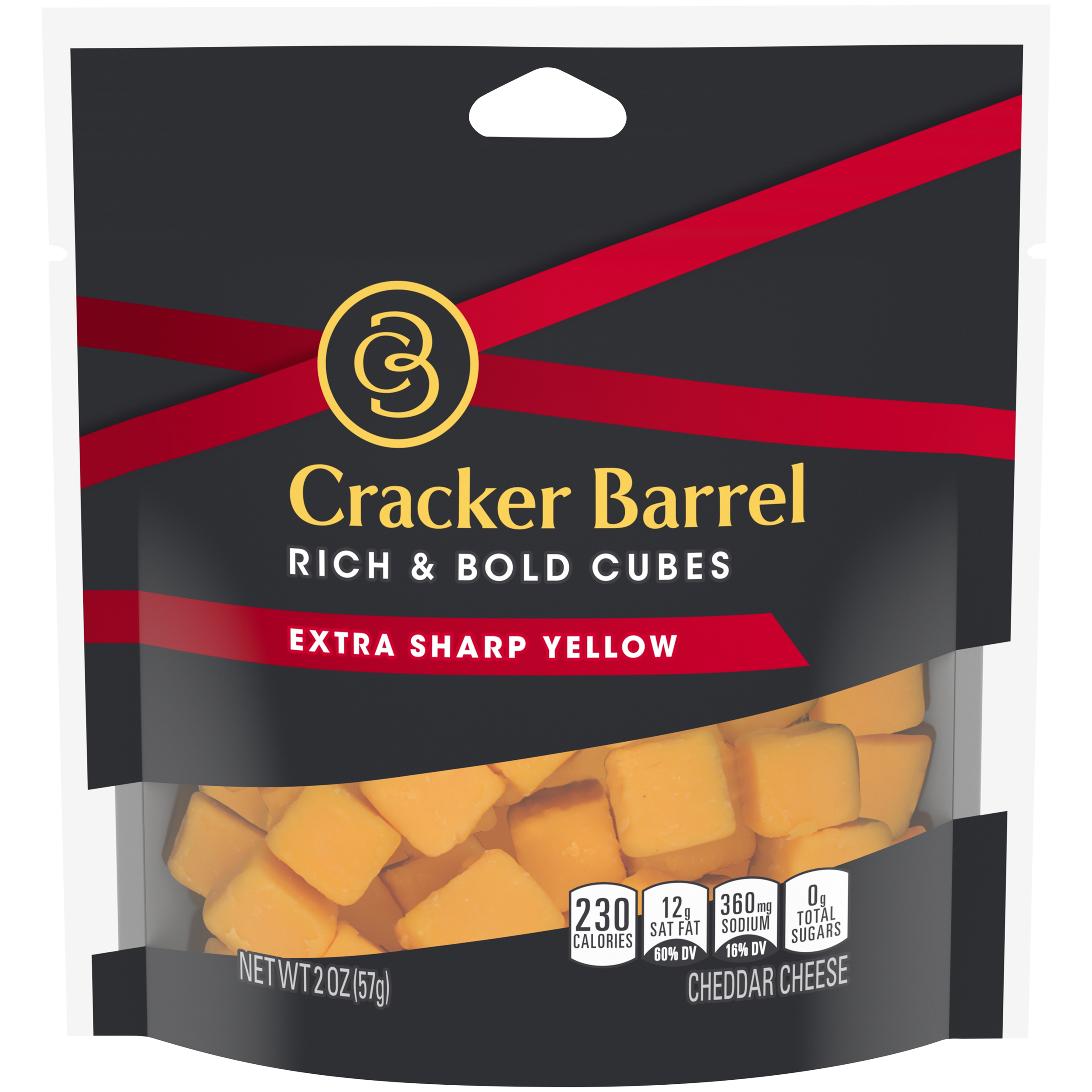 Cracker Barrel Rich & Bold Extra Sharp Yellow Cheddar Cheese