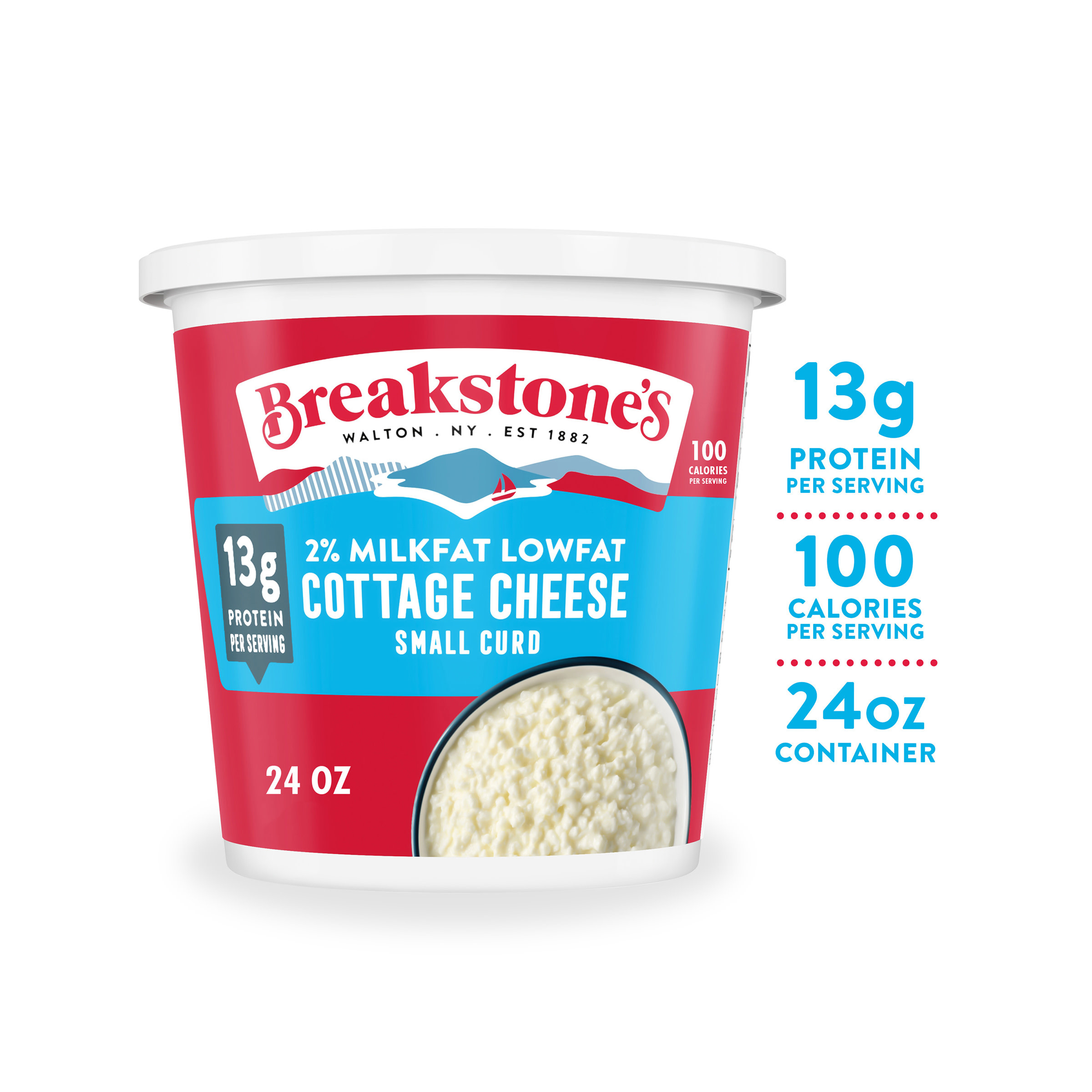 Breakstone's Fat Free Small Curd Cottage Cheese, 24 oz Tub | Giant
